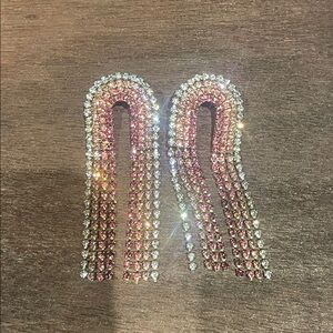 Taylor shaye rhinestone drop earrings